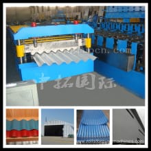 Zinc Coated Corrugated Roof Panel Roll Forming Machine